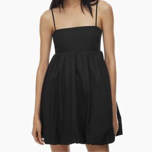 Aritzia Sunday Best Elio Poplin Bubble Dress